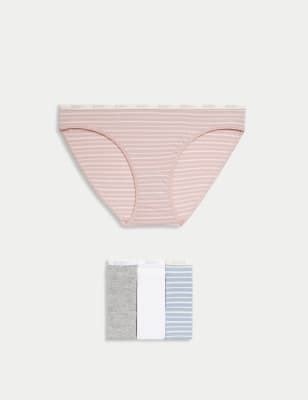 4pk Cotton Rich Bikini Knickers Body By M S M S