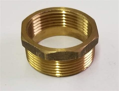 Tib Brass Adapter Reducer Bushing 1 1 2 Npt 1 1 4 Npt Male Female Class 150