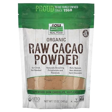 Now Foods Organic Raw Cacao Powder 200gm Daraz Pk