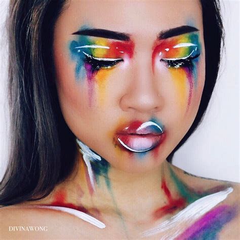 Pin By Kindergrrrl On Aesthetic Makeup Crazy Makeup Creative Makeup Creative Makeup Looks