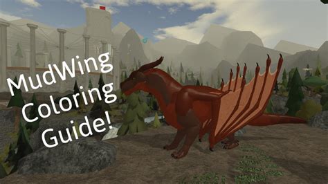 Mudwing Coloring Guide For Roblox Wings Of Fire Color Options For