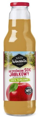 Sady Wincenta Sok jabłkowy butelka 750 ml Chili24 pl