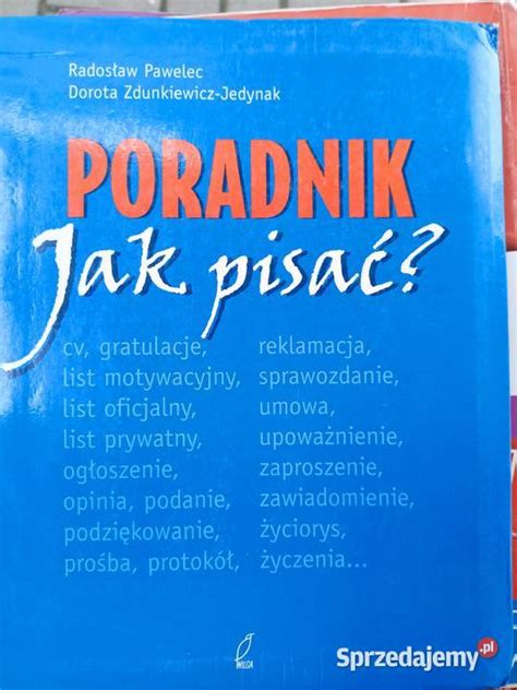 Poradnik jak pisać CV używane podręczniki szkolne księgarnia Warszawa