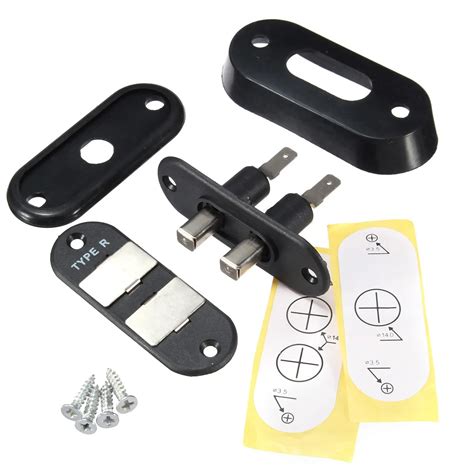 One Set Black Sliding Door Contact Switch For Van Central Locking