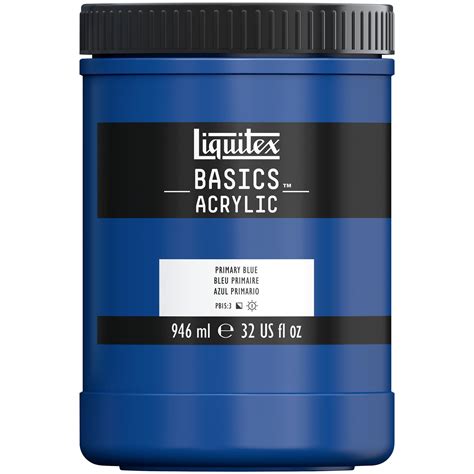 Liquitex Basics Acrylic Color Oz Primary Blue Walmart