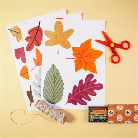 DIY Guirlande De Feuilles Dautomne Le Blog Ludilabel