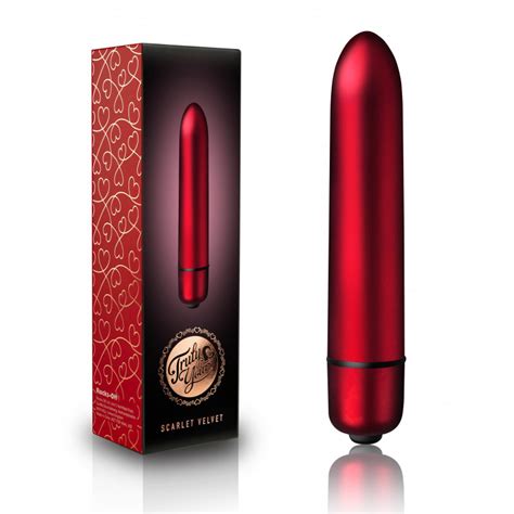 Truly Yours Scarlet Velvet Dildo Bg