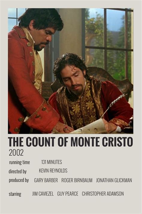 The Count Of Monte Cristo Polaroid Poster Monte Cristo Musical