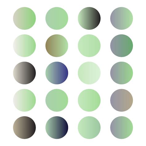 gradient color palette 14242679 Vector Art at Vecteezy