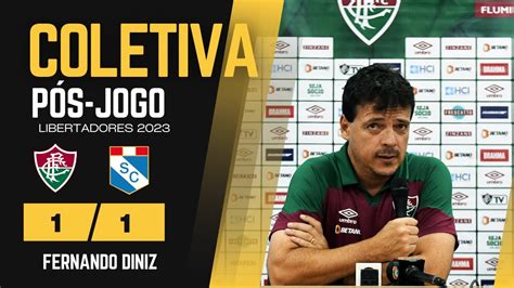 COLETIVA FERNANDO DINIZ FLUMINENSE 1x1 SPORTING CRISTAL