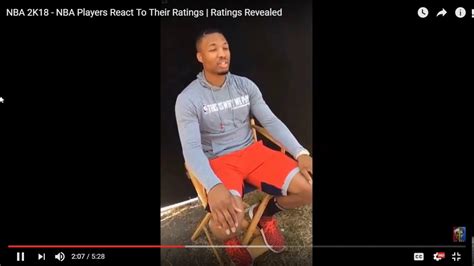 REACTING TO PLAYERS REACTING TO THEIR NBA 2K RATINGS YouTube