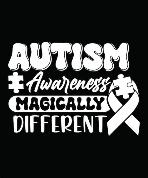 Premium Vector Autism Vector Tshirt Design