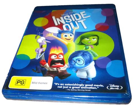 INSIDE OUT Disney Pixar Blu Ray New Sealed Region B 8 04