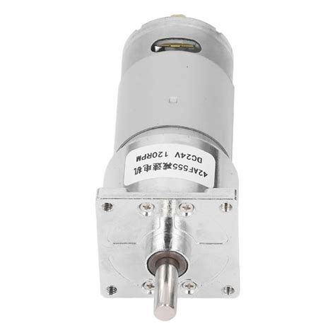 Dc24v Gear Motor Self Locking Worm Speed Reduction Motor With Central