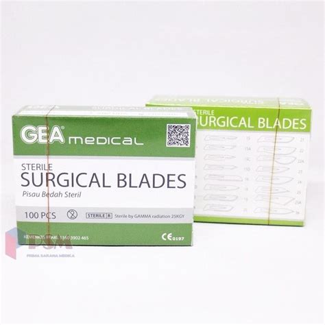 Jual Kualitas Terbaik Surgical Blades Sterile Gea Mata Pisau Bedah