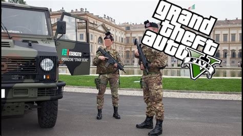 Gta Lspdfr Esercito Italiano Strade Sicure Fivem Controlliamo Le