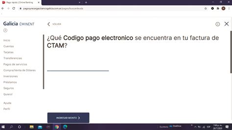 Cómo pagar las facturas de CTAM por homebanking RED BANELCO CTAM