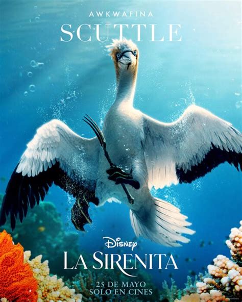 Disney Revel Nuevos P Sters Del Live Action De La Sirenita