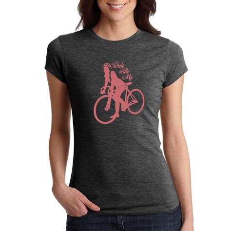 Ride With Me Female Cycling Shirt Spinn Cycles Cycling T Shirts