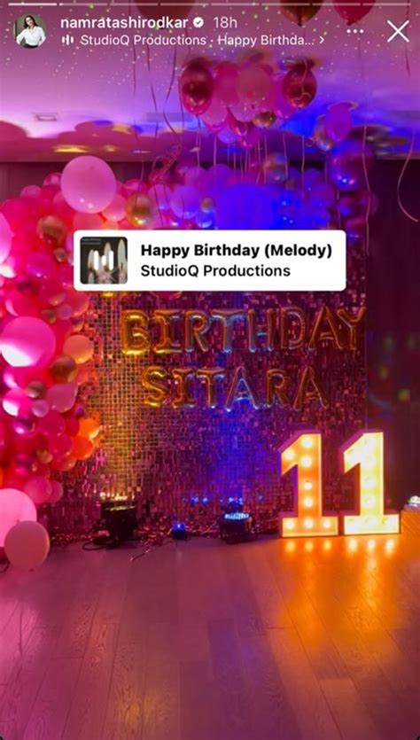 Mahesh Babus Daughter Sitara Turns 11 Mom Namrata Shirodkar Shares Photos From Birthday Party