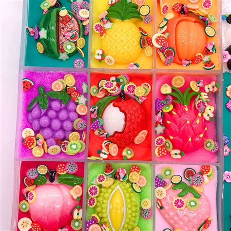 Пушистый пенный светильник из слизи и глины, мягкие милые эластичные ...