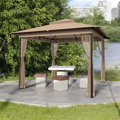 Buy Dikasun Gazebo X Patio Gazebo Durable Steel Frame Double Roof