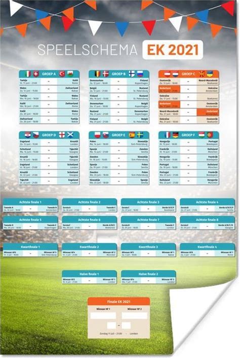 View 20 Poule Speelschema Ek 2021 Poster