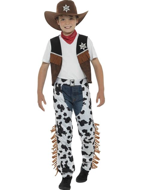 Texan Cowboy Costume Western Wild West Sheriff Child Boys Book Week ...