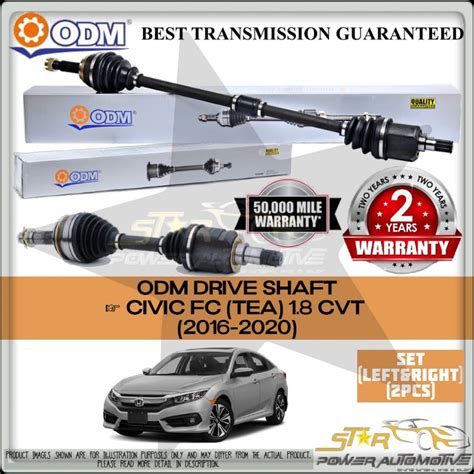 Honda Civic Fc Tea Cvt Auto Odm Cycar Drive Shaft