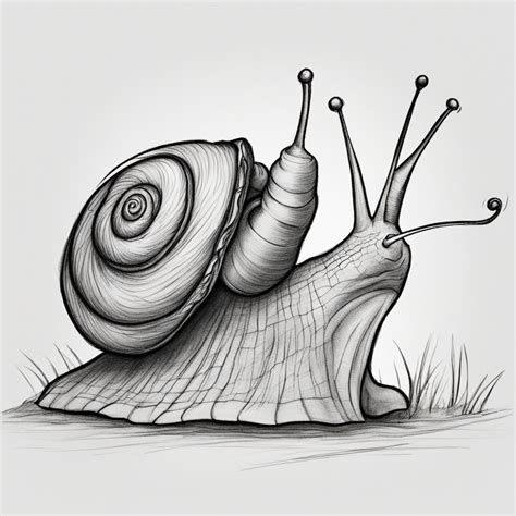 How To Draw Snail Trying Drawing