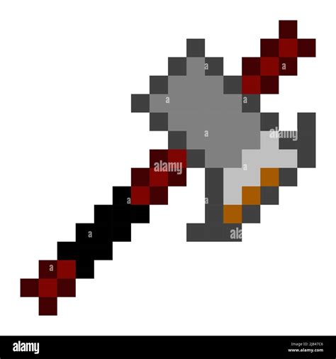 Diamond Axe Pixel Art