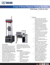 Creep Testing Machine Rcw Series Shanghai Hualong Test Instruments