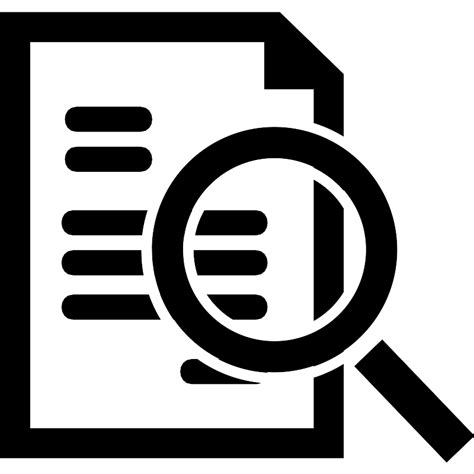 Document Search Interface Symbol Vector Svg Icon Svg Repo