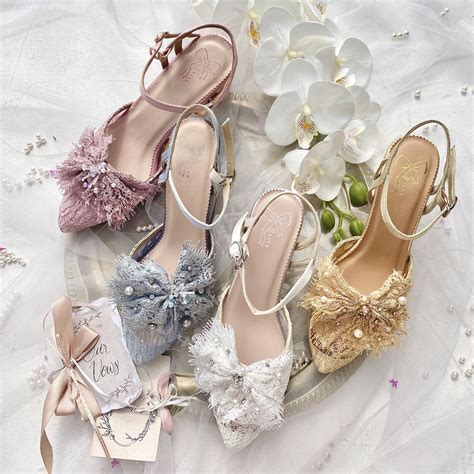 Jual Colourful Sandal Sepatu Pesta Wedding Mewah Wanita Block Heel