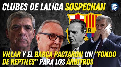 BOMBA LALIGA sospecha que Villar y el Barça pactaron un FONDOS de