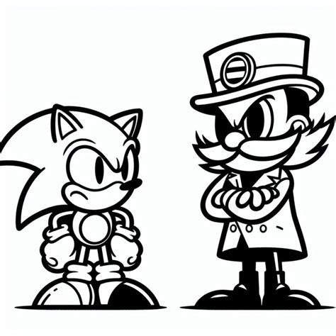 Sonic Correndo Clássico Desenho para Colorir Pintar e Colorir