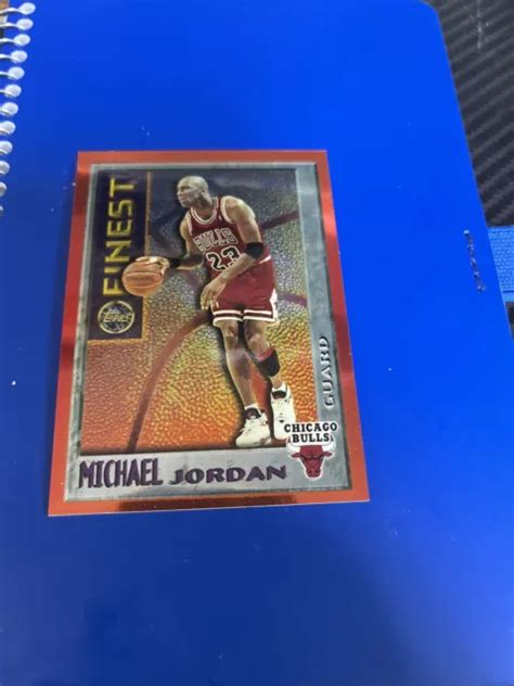 1995 96 TOPPS MYSTERY Finest Michael Jordan M1 Chicago Bulls EUR 44 29