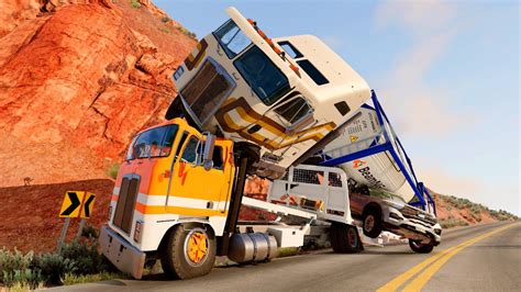 Realistic Truck And Car Crashes 02 Beamng Crashes BeamNg Drive