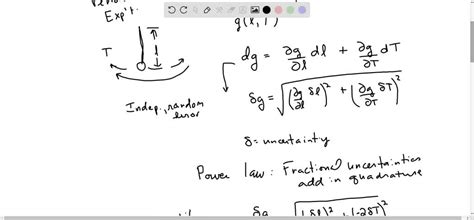 Solved Calculate The Percentage Uncertainty Of The Following In The