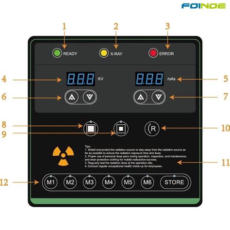 Foinoe Medical Equipment High Frequency Dr System X Ray Machine Mobile