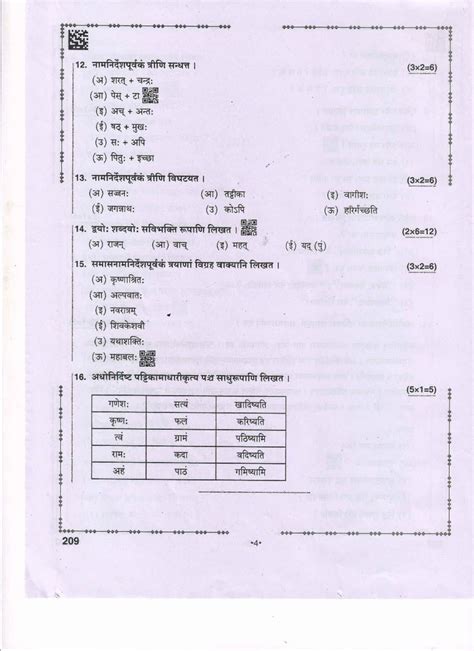 Ap Inter 2nd Year Sanskrit Question Paper Ap Pyqp Pdf Download 2024