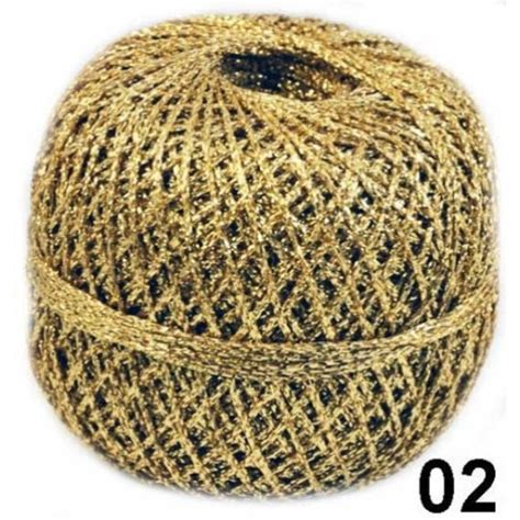 Metallic Yarn Metallic Crochet Thread Glitter Lurex Yarn - Etsy