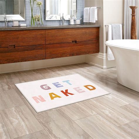 Get Naked Bath Matcute Bathroom Rugsnon Slip Bath Rugsfunny Bathroom Decormachine Washable