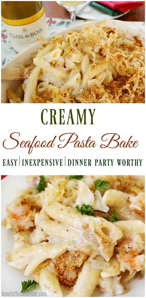 Creamy Seafood Pasta Bake- A Family Holiday Tradition