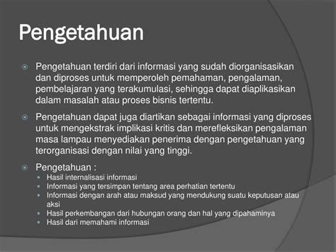 Contoh Data Informasi Dan Pengetahuan Brain