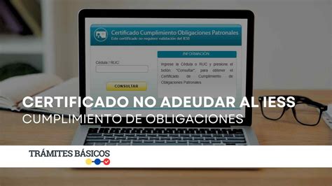 Certificado De No Adeudar Al Iess Descarga En L Nea