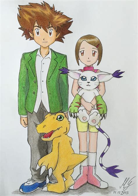 Digimon Adventure - Tai and Kari by MarieGray88 on DeviantArt