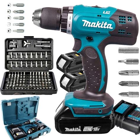 MAKITA Wkretarka DDF453SYE 18V 2x 1 5Ah Akcesoria DDF453SYE Cena