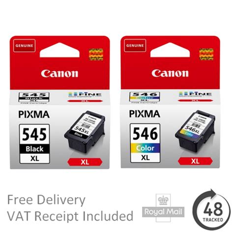 Original Canon Pg 545xl And Cl 546xl Ink Cartridges For Canon Pixma Ts3150 Ebay