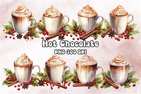 Hot Chocolate Watercolor Graphic By Fomo Creative Creative Fabrica